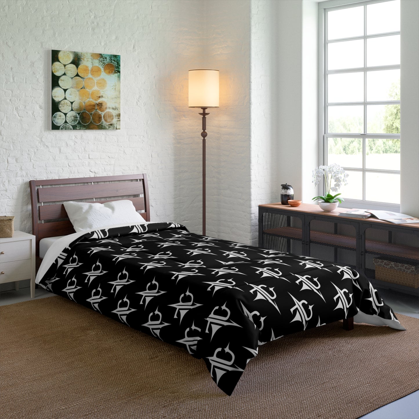 Trilly Club Monochrome Comforter