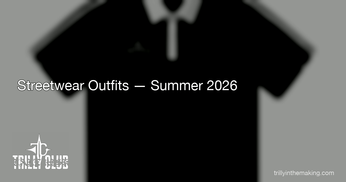 TRILLY CLUB — Streetwear Outfits for Summer — How to Stay Bold When It's Hot