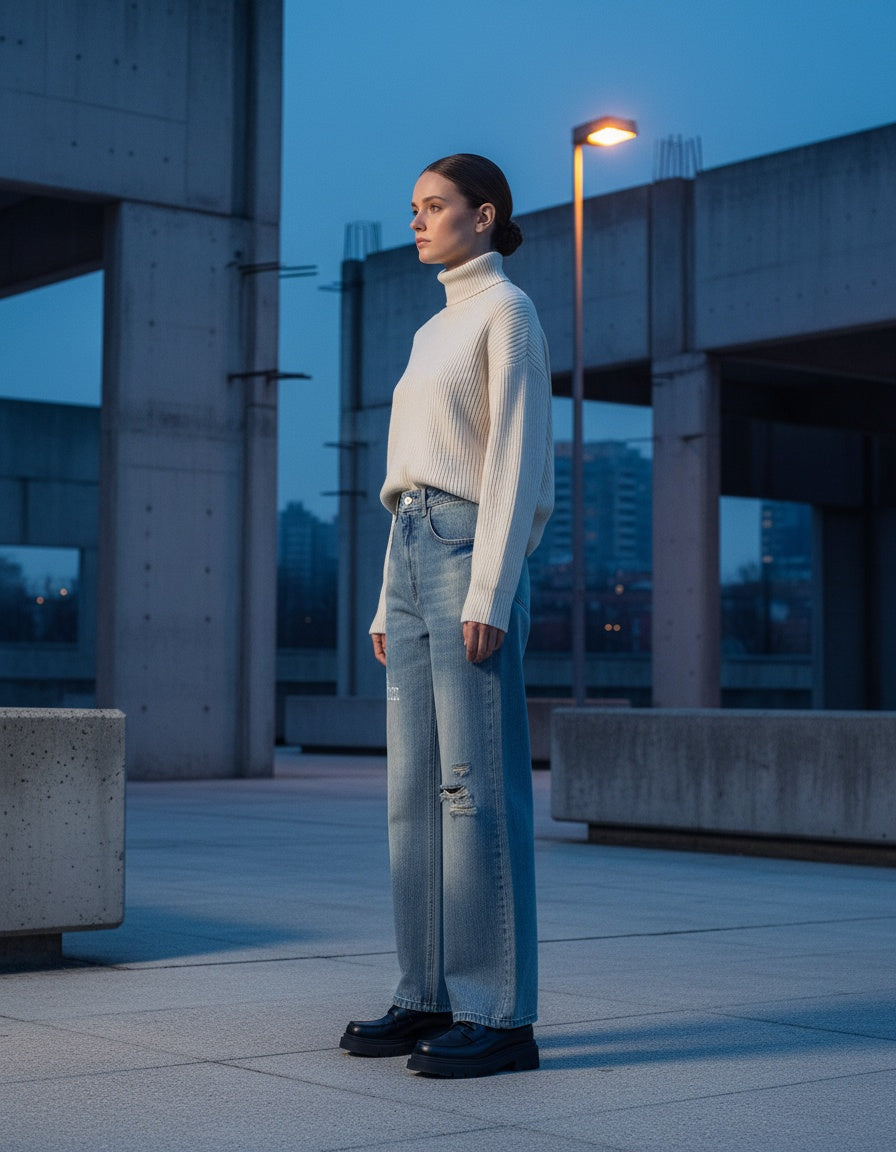 Vintage Wash & Distressed Denim — TRILLY CLUB