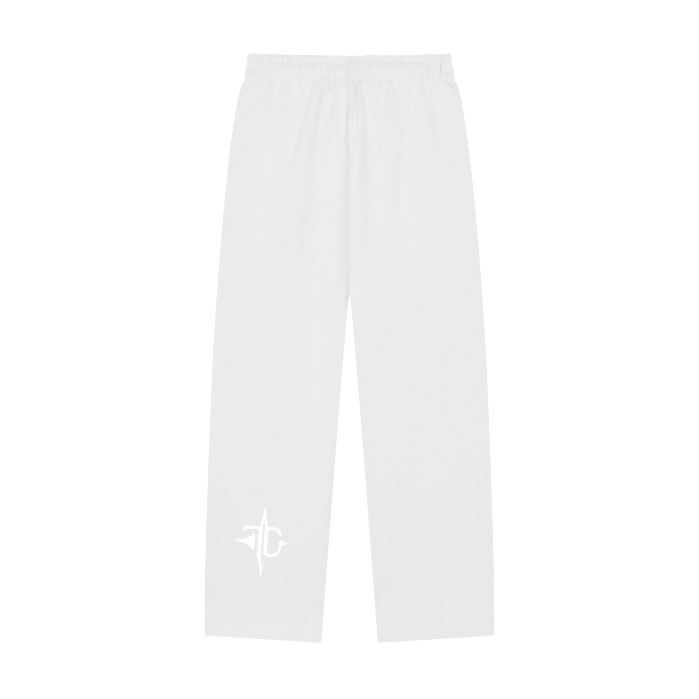 Solid Color Straight-Leg Sweatpants