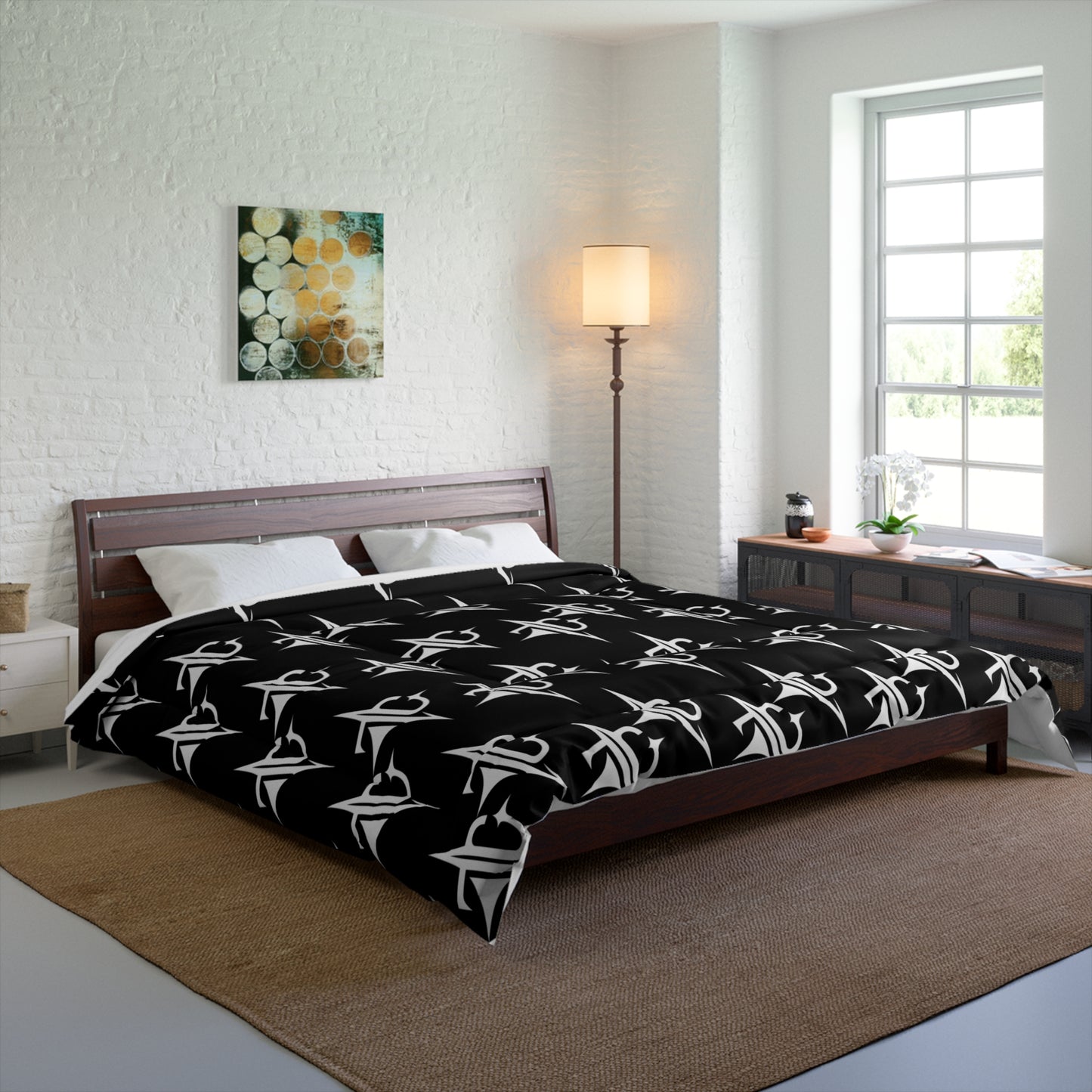 Trilly Club Monochrome Comforter