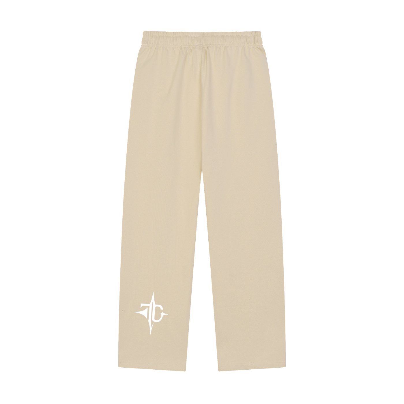 Solid Color Straight-Leg Sweatpants