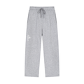 Solid Color Straight-Leg Sweatpants