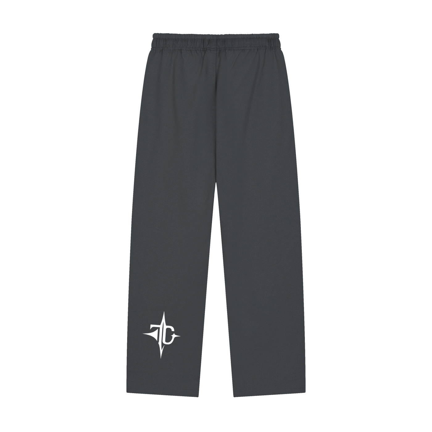 Solid Color Straight-Leg Sweatpants