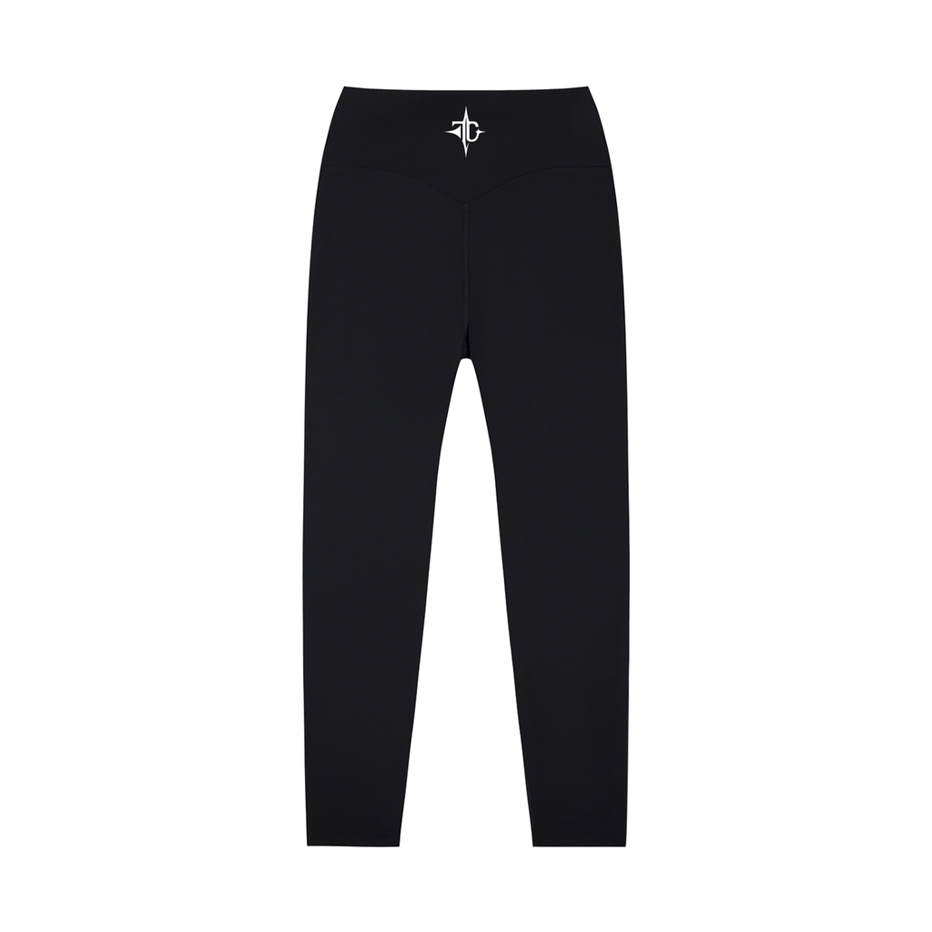 High-Waisted Yoga Leggings back view — TRILLY CLUB streetwear