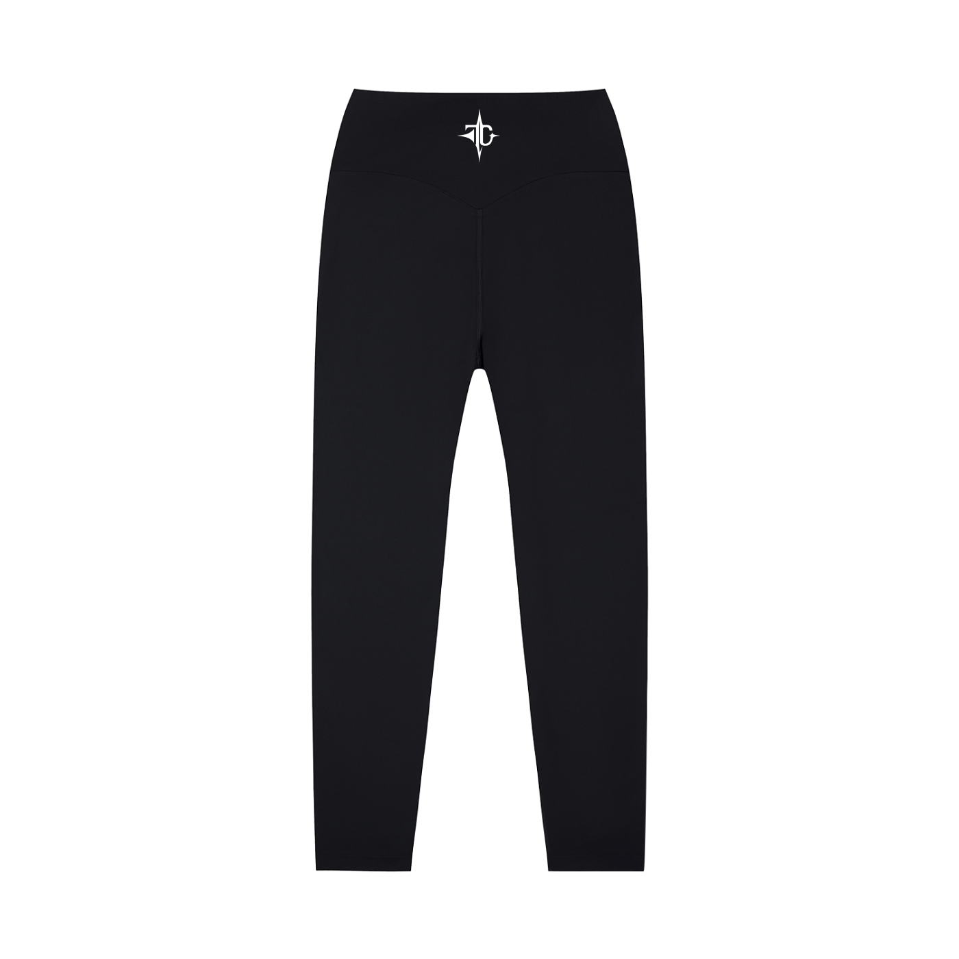 High-Waisted Yoga Leggings back view — TRILLY CLUB streetwear