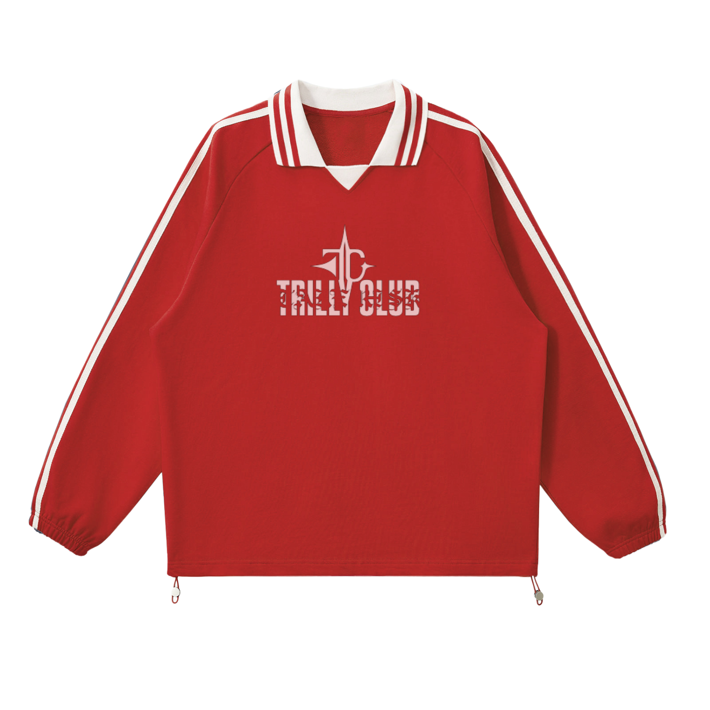 Striped sweatshirt color options - Black White Blue Red