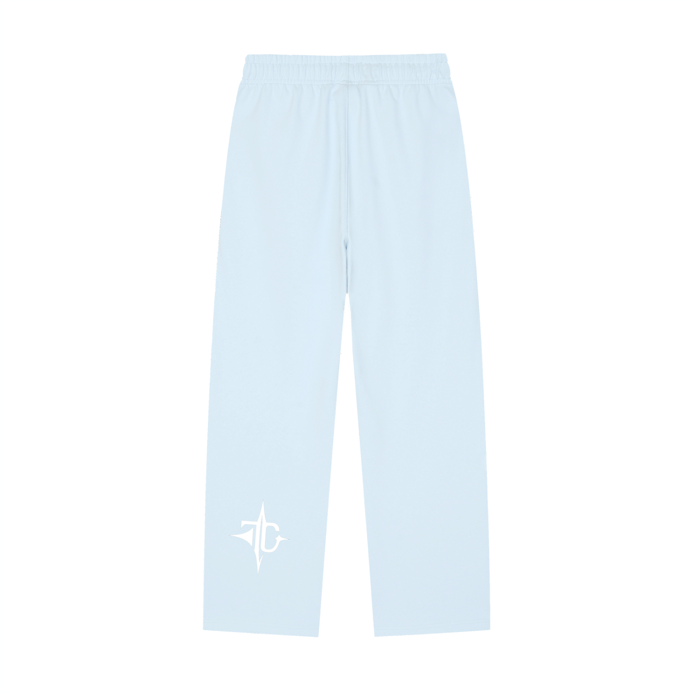 Solid Color Straight-Leg Sweatpants