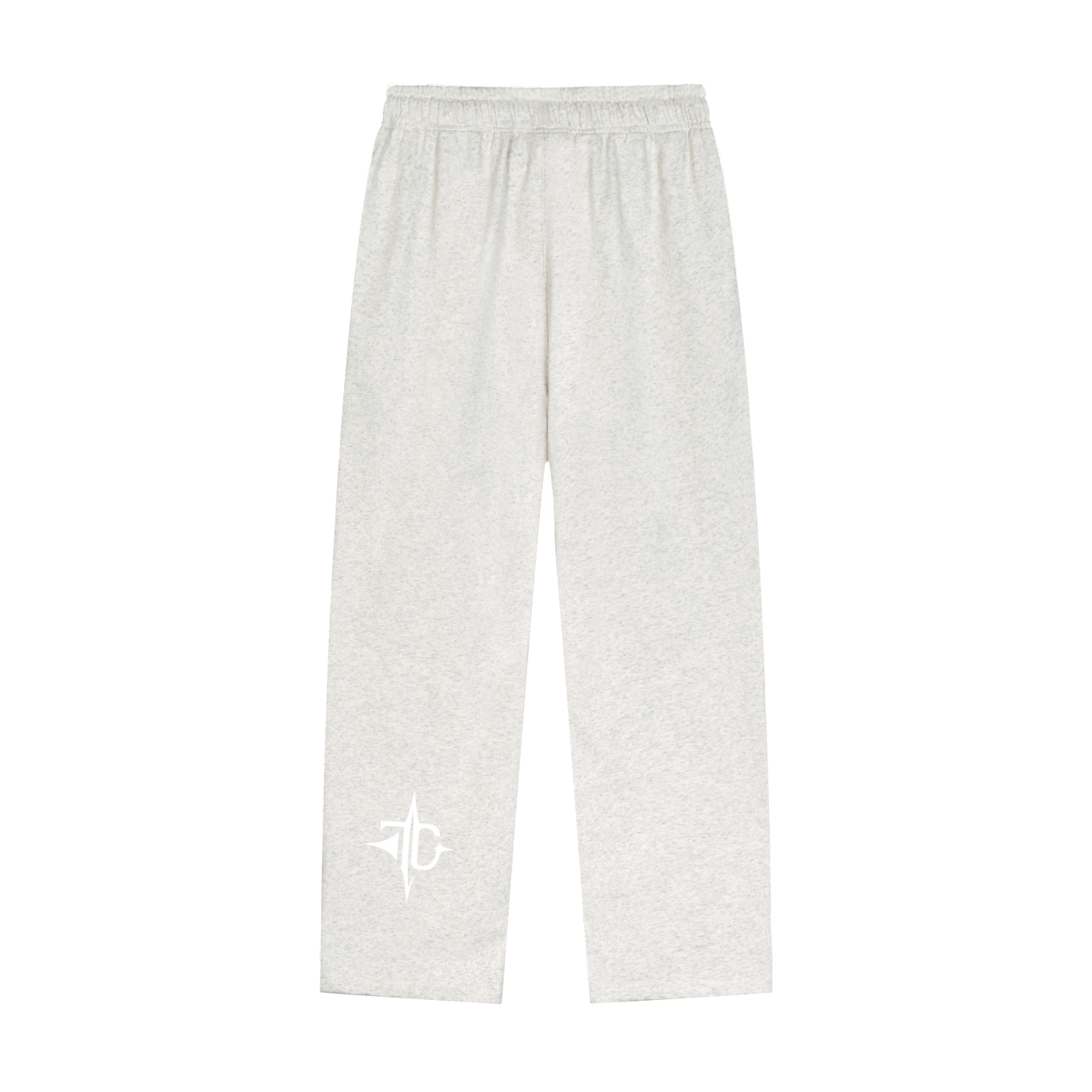 Solid Color Straight-Leg Sweatpants