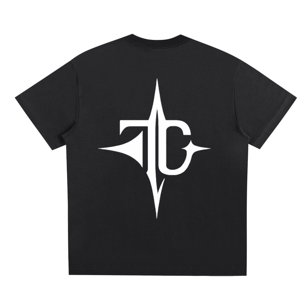 Sorona Quick-Dry Cooling T-Shirt back view — TRILLY CLUB streetwear