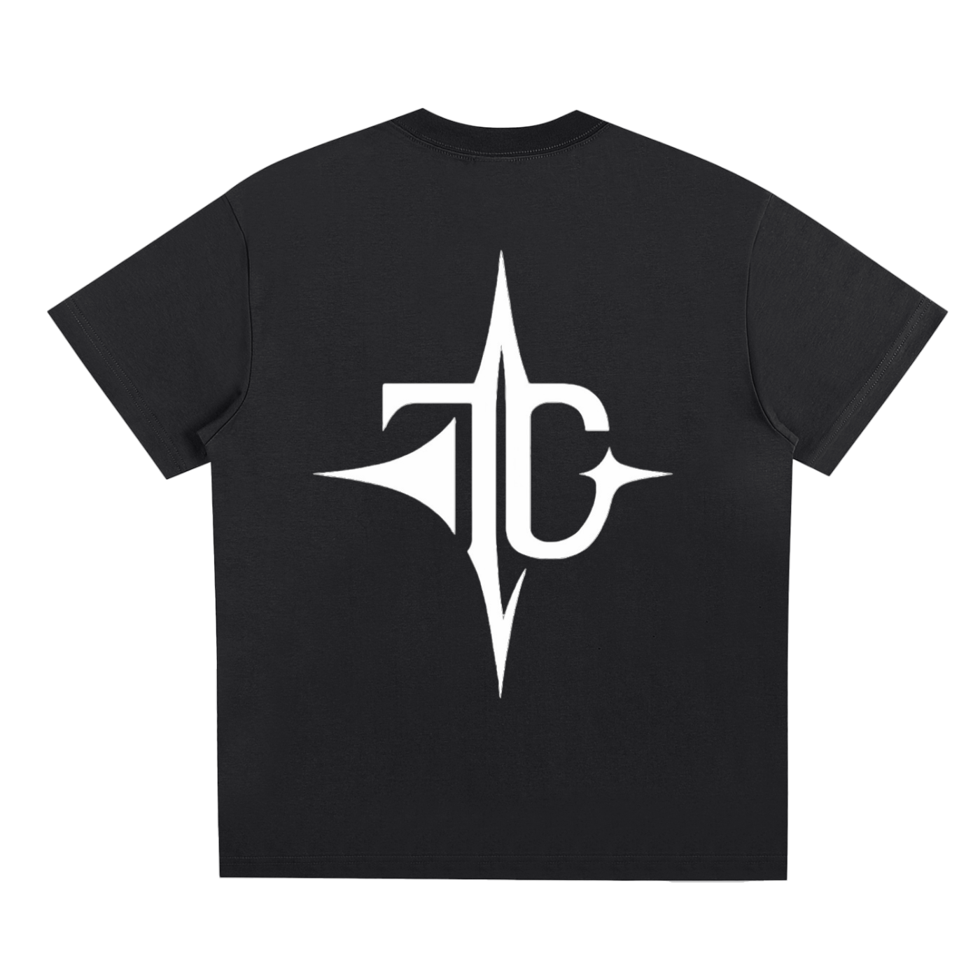 Sorona Quick-Dry Cooling T-Shirt back view — TRILLY CLUB streetwear